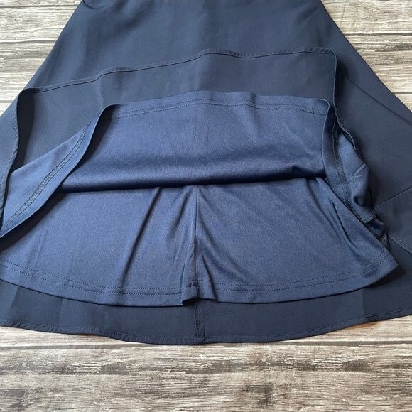 Lulus High Neck Open Back Dress Lace Details S SM Small Dark Navy Blue Mini Sexy - Picture 7 of 12